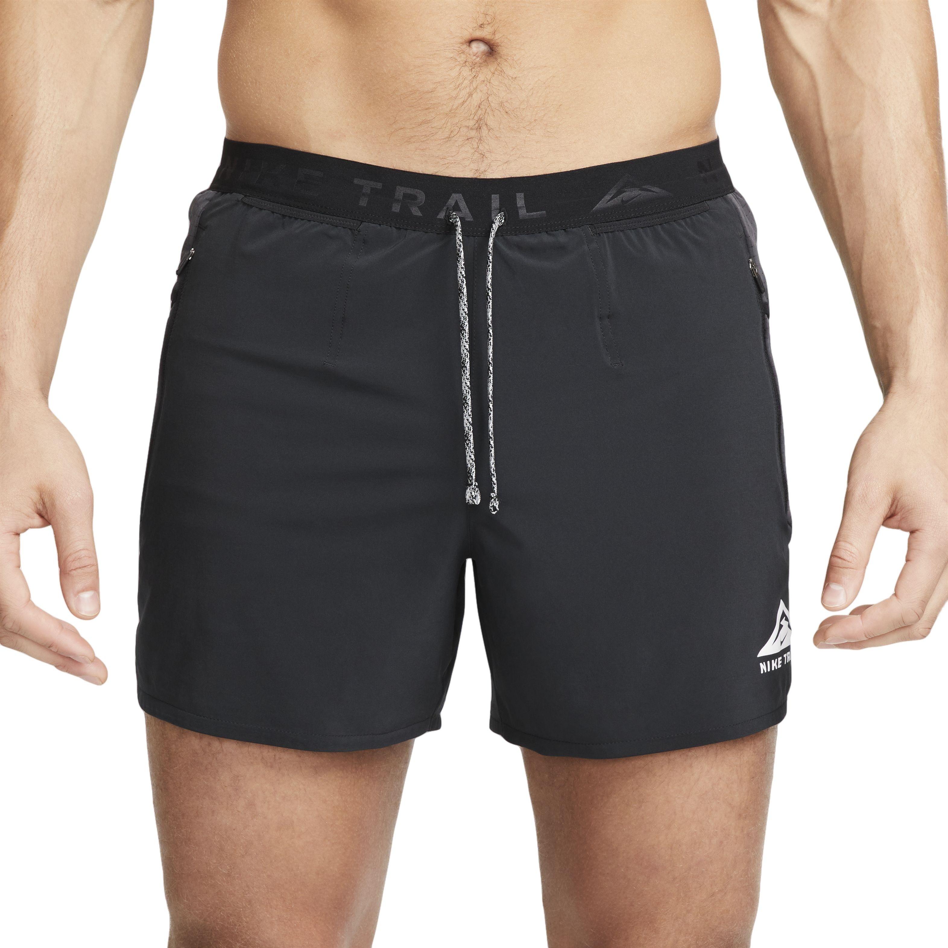 Nike Men's Dri-FIT SecondSunrise 5" Brief Lined Trail Shorts - Black